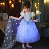 Children's evening dress, skirt, summer small princess costume