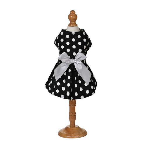  New Dog Clothes Bright Color Skirt Pretty Lady Dress Pet Clothes Bowknot Princess Dress Dog Apparel
