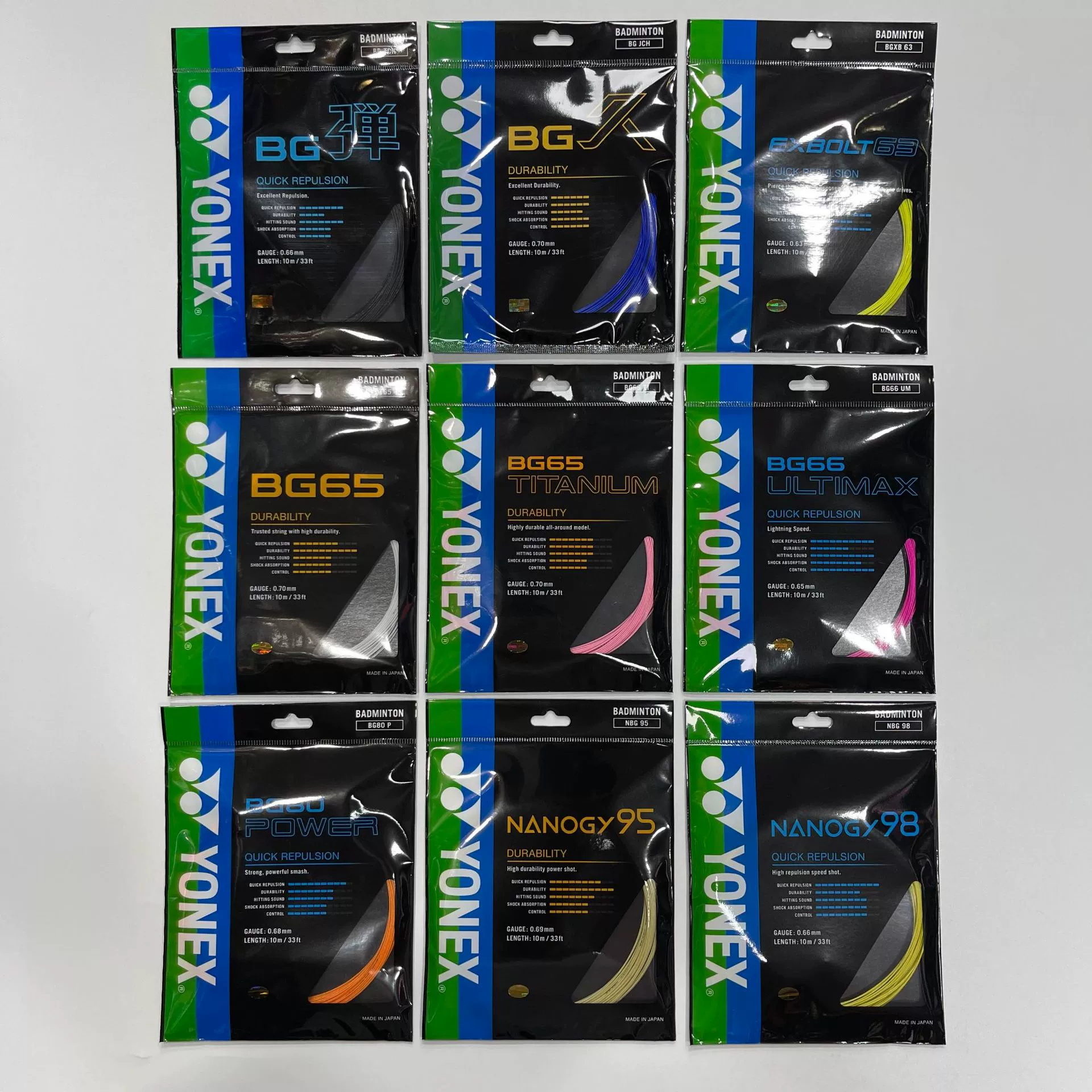 Оригинальные товары ракетка для бадминтона Линия бадминтона BG6BG65BG66BG80BG95XB63 ракетка для бадминтона Линия бадминтона