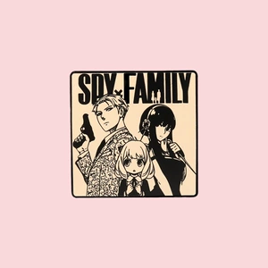 Spy X Family Enamel Badge Funny Anime Character Metal Pin Cartoon Bag Clothing Accessories