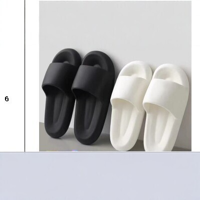Eva Slippers with a Stepping-On-Clouds Feel for Men and Women, Summer Indoor Non-Slip Silent Couple Style Soft-Soled Bathroom Shower Sandals