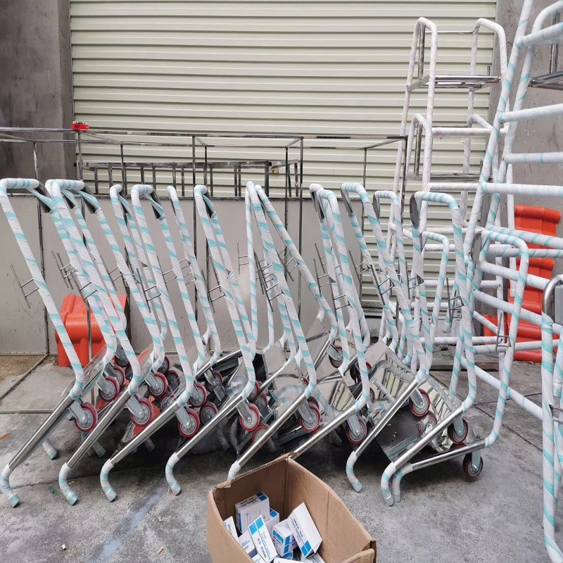 carro de piscina 304 carro de acero inoxidable aspirador submarino carro de aspirador de suciedad