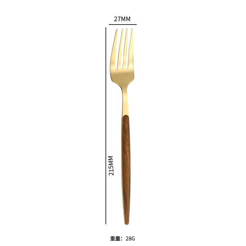 卸売りステンレス模造木目柄ナイフフォークスプーン食器洋食ステーキナイフフォークスプーン食器印刷ロゴ|undefined