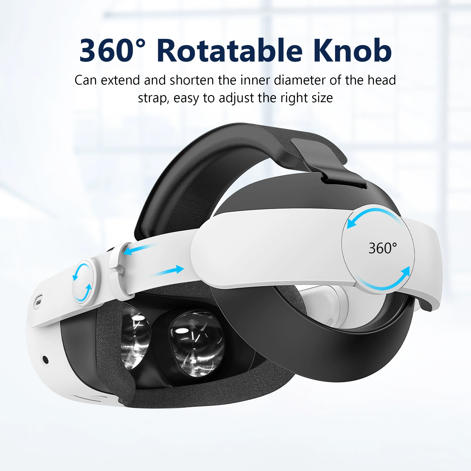 Подходящая для гарнитуры Meta Quest3 регулируемая замена Quest3S Комфортные умные VR очки с decompression headband