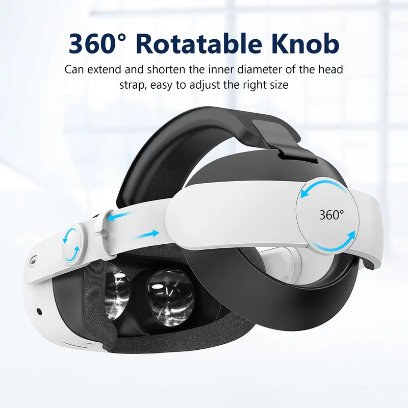 Подходящая для гарнитуры Meta Quest3 регулируемая замена Quest3S Комфортные умные VR очки с decompression headband