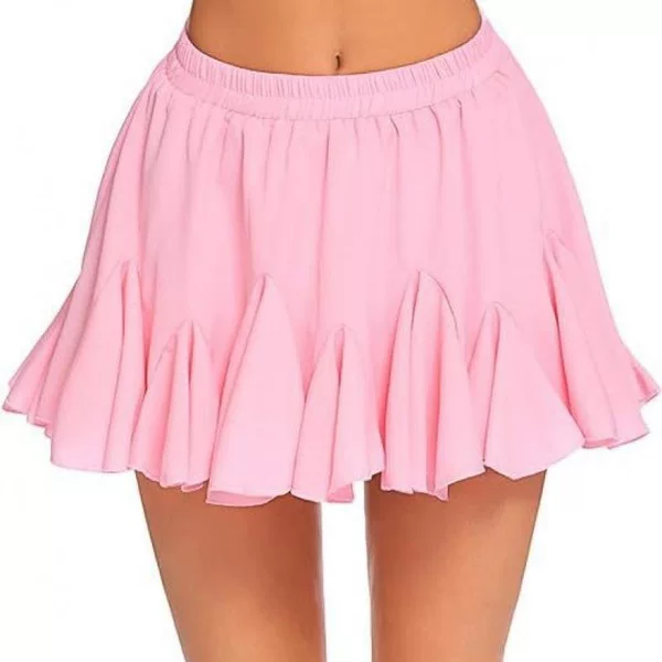 A 46028 A-Line Pleated Skirt High-Waisted Pleated Short Skirt