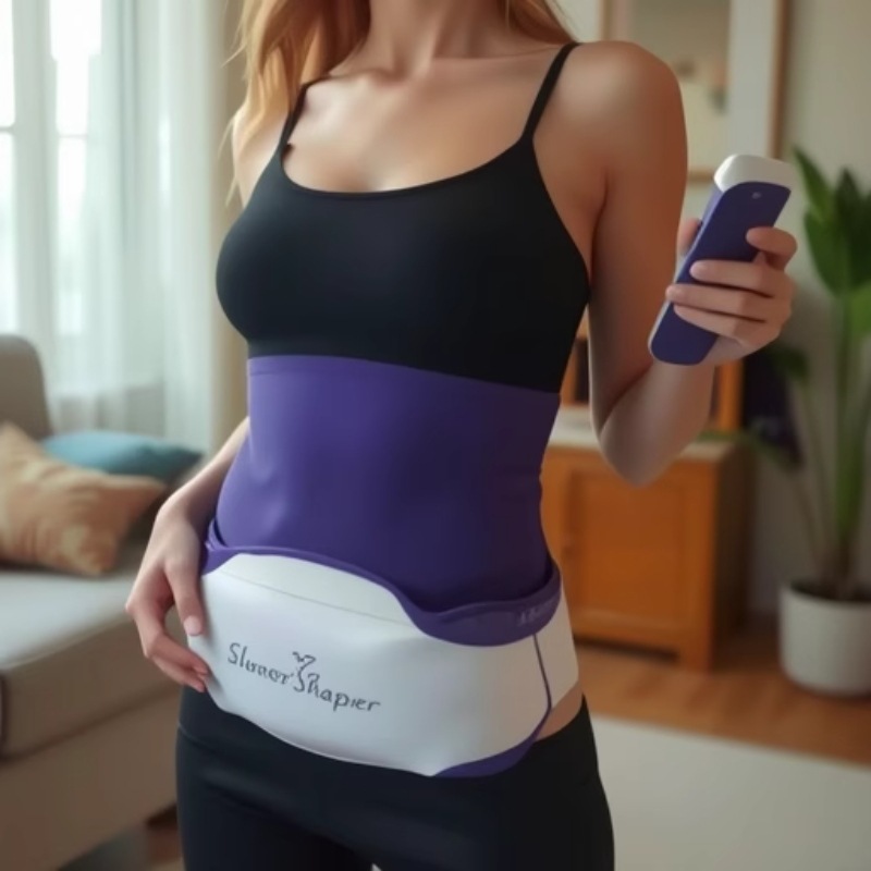 Source manufacturers supply waist reduction fitness massage fat maker manufacturers wholesale electric thermal vibration belt waist massager