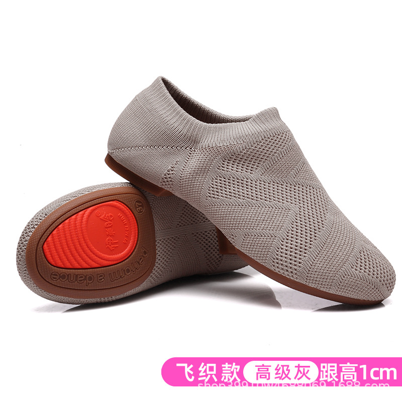 Zapatos de porristas zapatos de baile femeninos suelas blandas zapatos de entrenamiento para adultos cordones de maestros transpirables con danza nacional zapatos de baile del vientre