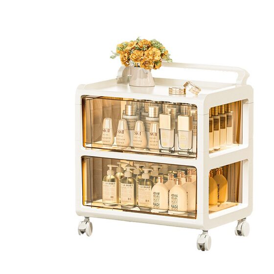 Drawer snack cabinet office storage cabinet with pulley storage cabinet under table storage cabinet cosmetics toy storage trolley
