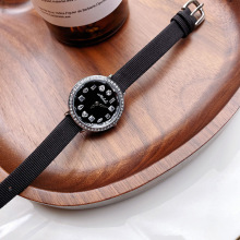 米莉莎小众手表女古风锆石小圆盘气质女表名牌正品石英表生日礼物