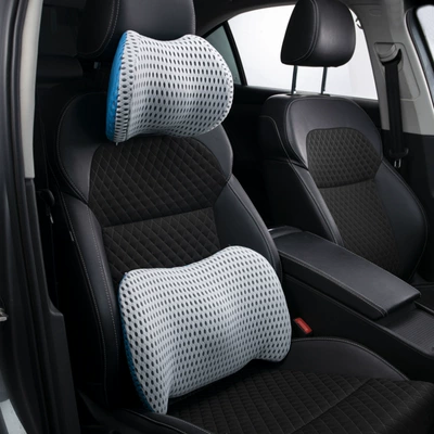 Waist support Car - light-gray-spell-sky-bluesuit-de-velvet-style