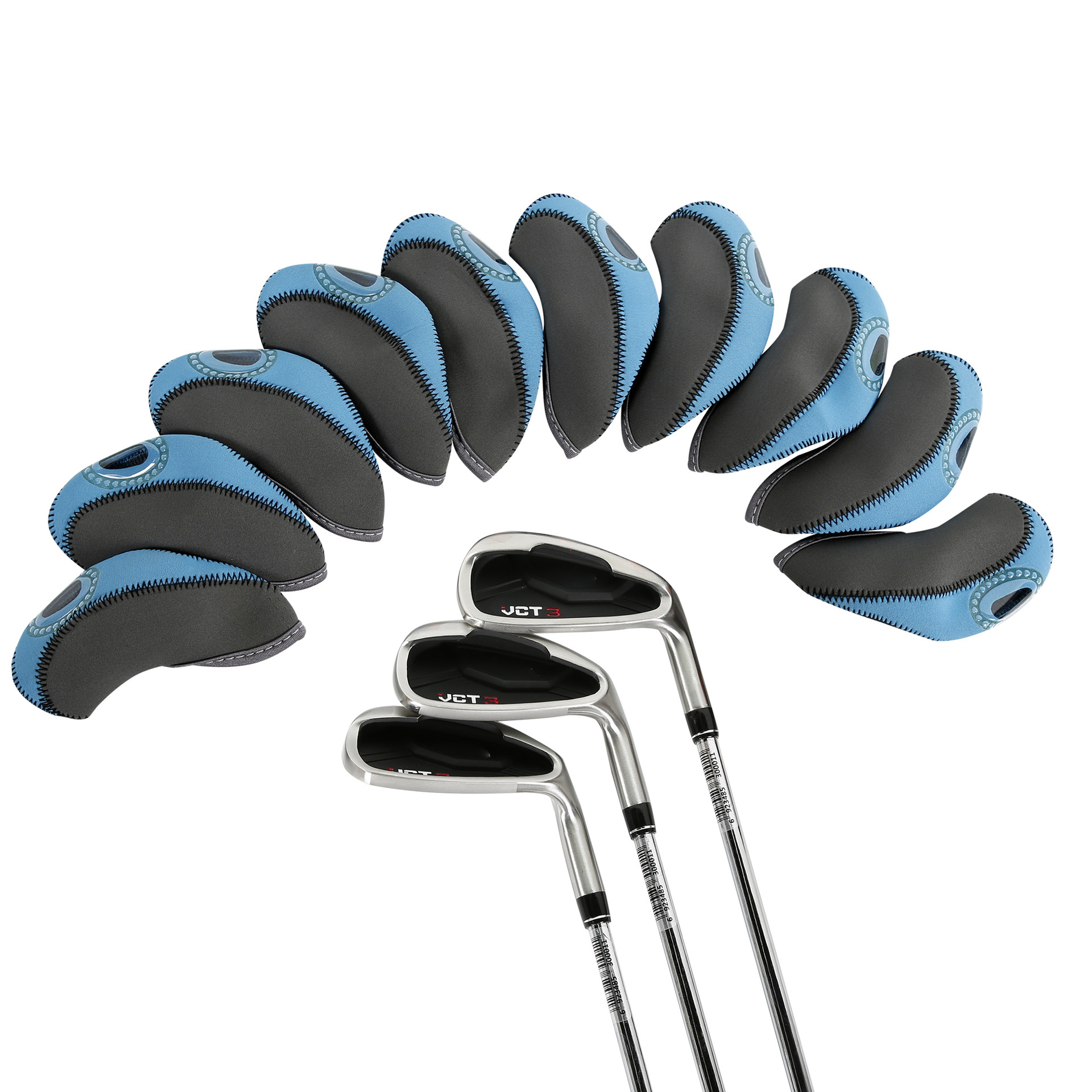 Yuefan Source Supply Juego de gorro de golf de dos colores Juego de hierro de golf Golfheadcovers