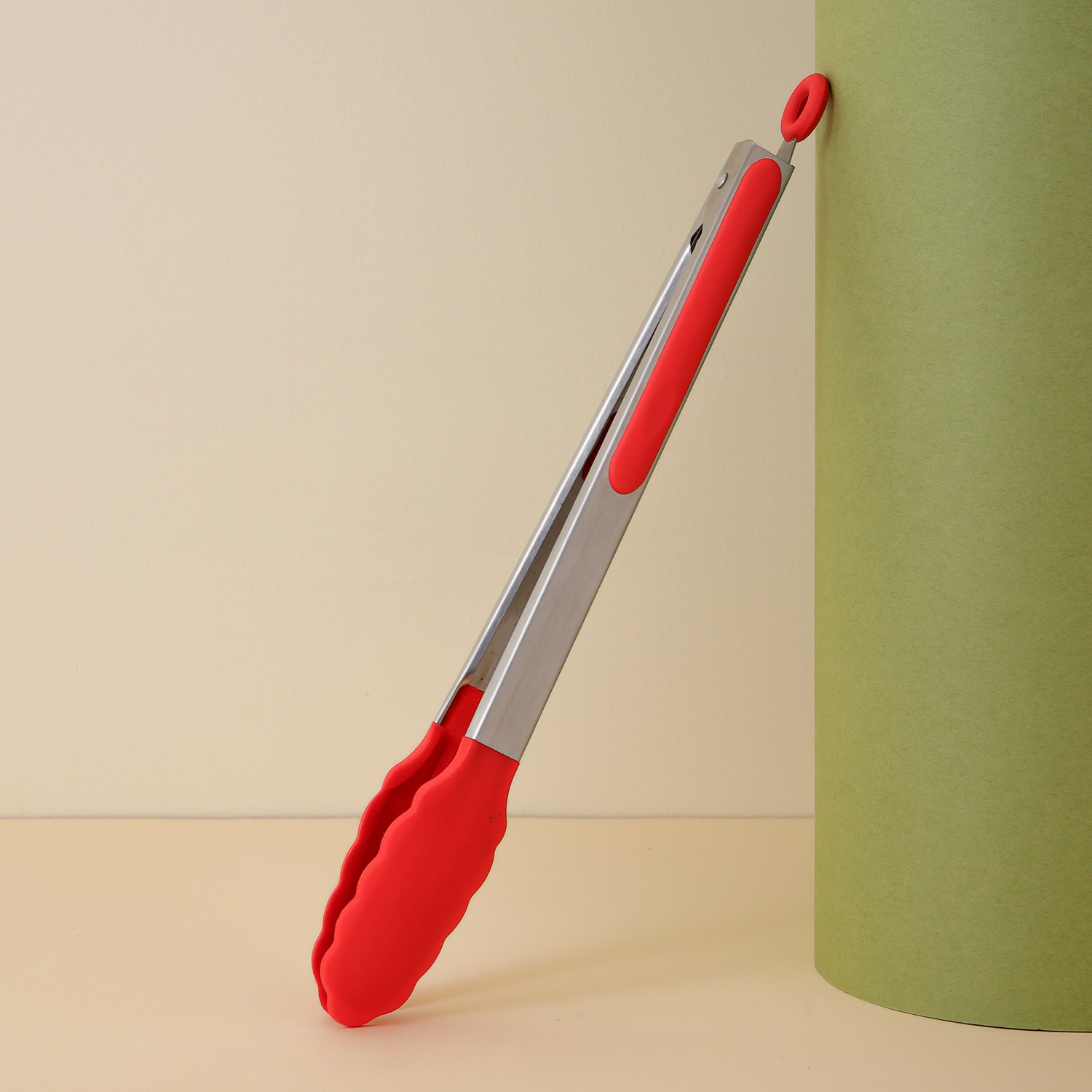 Clipe de alimentos de silicona de acero inoxidable de 9 pulgadas clipe PP clipe de alimentos clip de barbacoa al aire libre clip de barbacoa anti-calor clip de alimentos