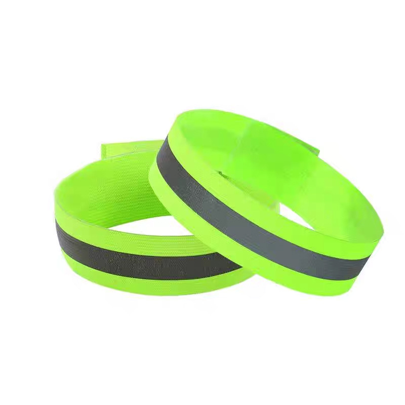 Cross-Border Exclusive Sale of Reflective Wristbands and Belts for Cycling, Night Running, Sanitation, Construction, Warning, Protection, Adjustable Elastic Straps