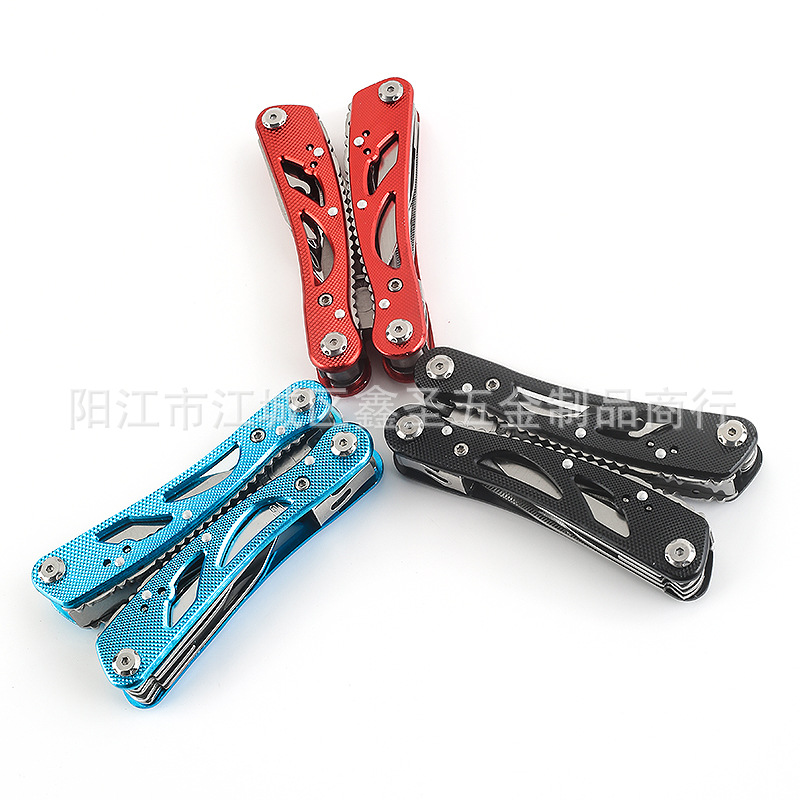 便携多用钳子户外组合多用维修钳随身工具钳汽车日用折叠钳刮花钳