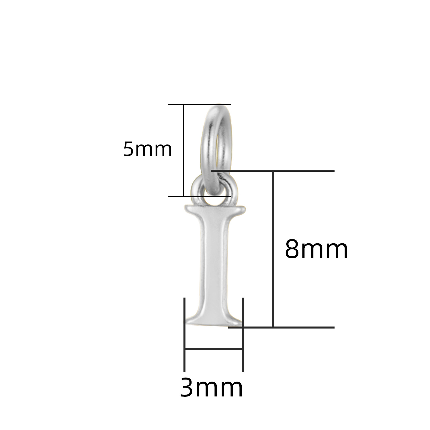 925 plata esterlina nuevo 26 carta collar de las mujeres simple nicho mini nombre inglés brillante plata colgante al por mayor