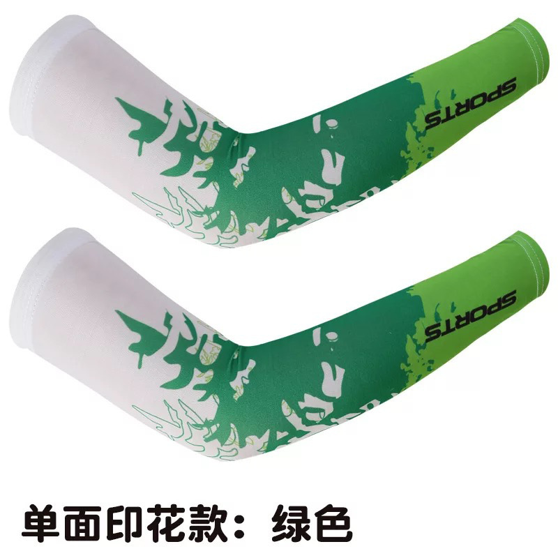 Manga de hielo de los hombres de verano deportes al aire libre ovisleeve a prueba de Sol de conducción de las mujeres transpirable delgada manga del brazo de protección solar