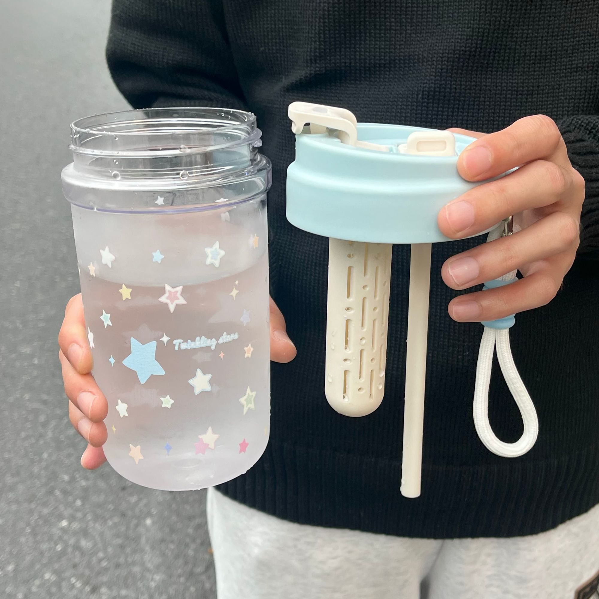 High quality coffee handheld cute summer straw for students