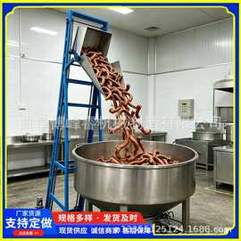 石子单斗提升机图片 粮食颗粒翻斗式上料机 自动翻转卸料提料机