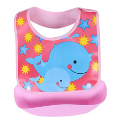 Baby Detachable Meal Pouch Waterproof EVA Bib Washable Food Pouch Baby Children Bib Saliva Towel Child Feeding