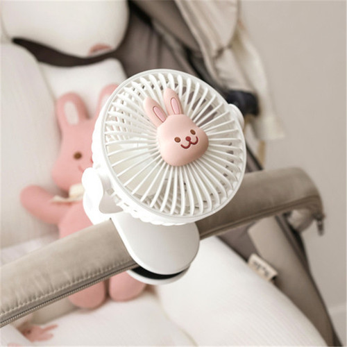 Korean ins stroller small fan baby stroller sliding baby artifact office desktop convenient silent electric fan