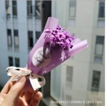 Mother's Day 520 Mini Gypsophila Floret Dried flowers Bouquet of flowers National Day Mini Bouquet of flowers