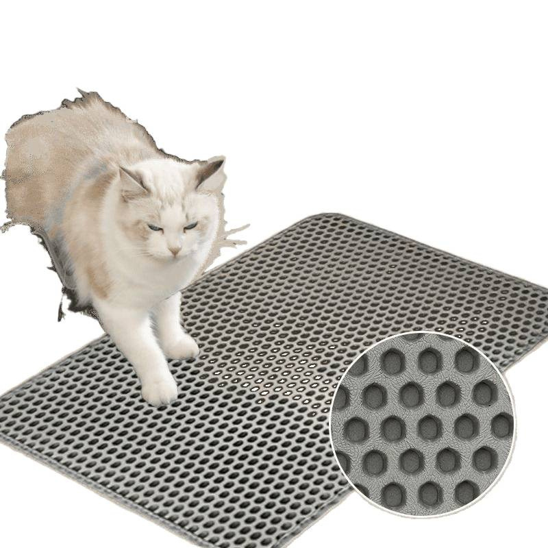 超大双层猫砂垫防带出镂空防溅可水洗控砂厕所用品防落出护垫|undefined