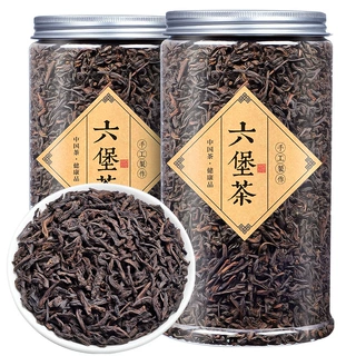 广西黑茶六堡茶梧州特级正品正宗礼盒装茶叶老六特产年陈香500g