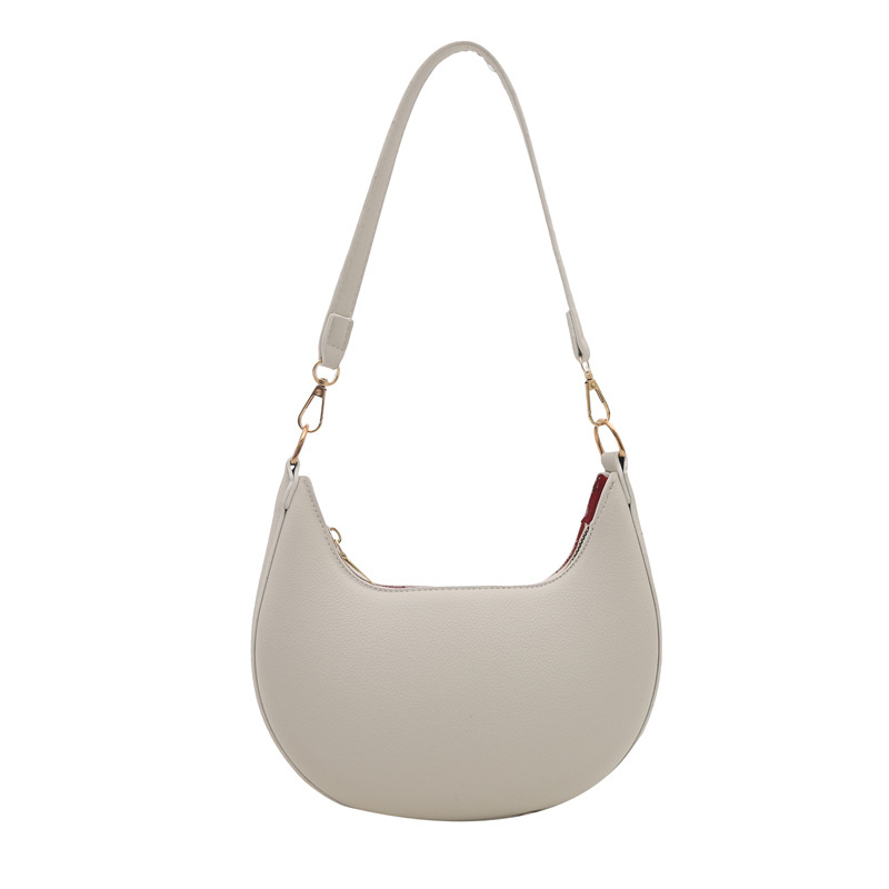 2025 primavera y verano nueva moda ocio media luna bolso bolso de nicho bolso de mujer minimalista bolso de hombro axilar