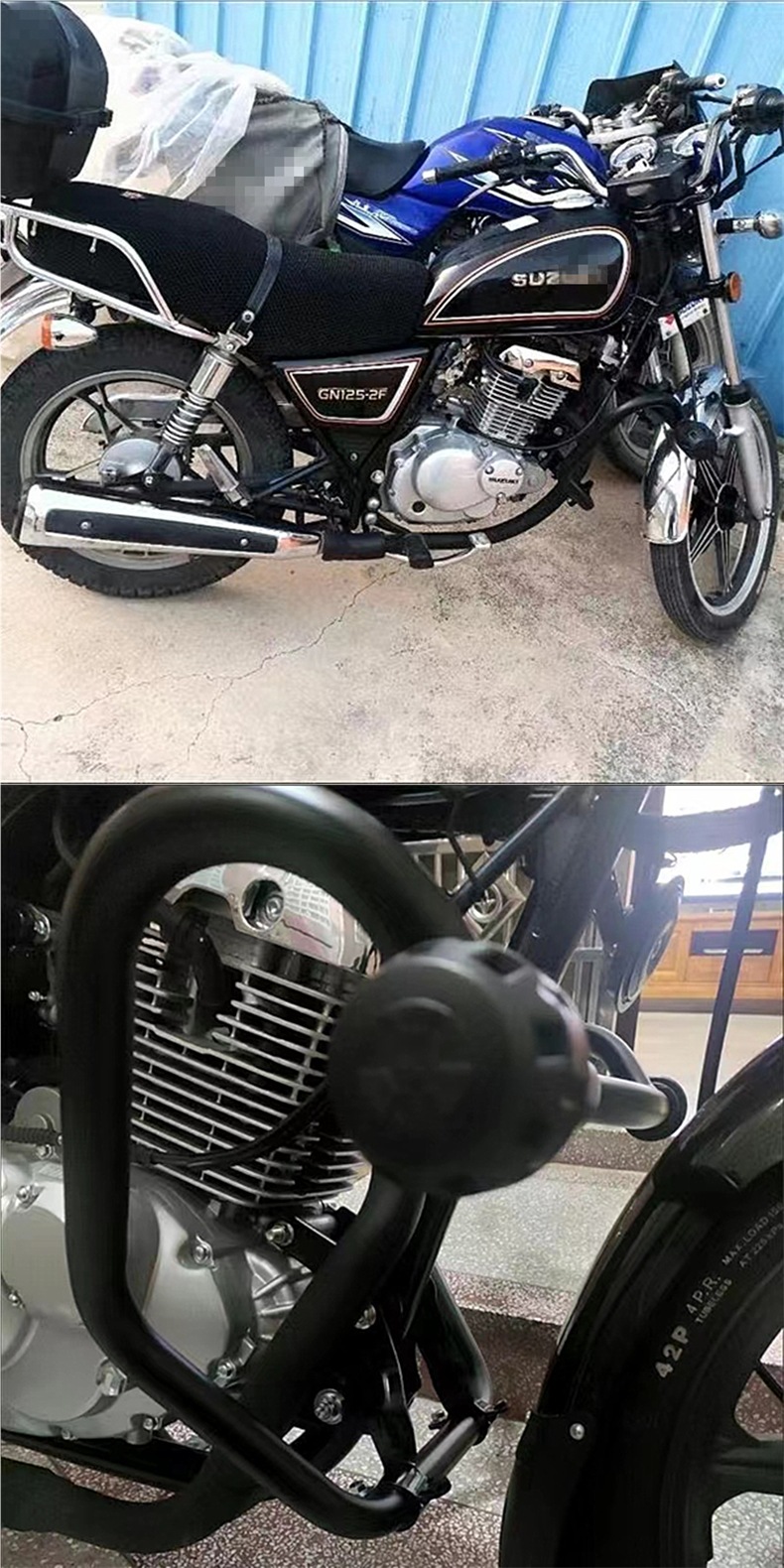 Motorcycle Bumper Front Bumper 125.150 Modified Surround Thickeneded Anti-Fall Universal Competitive Anti-Fall Bumper