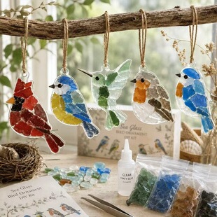 ����վ  DIY Sea Glass Collage Kit  ������ƴ�N�����b�羳����