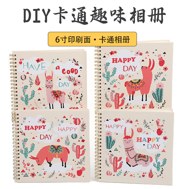 6inch 어린이 성장 기념 앨범 인쇄 표면 DIY 만화 사진 앨범 핸드북 그림 스케치 유니버설 크로스 보더 핫 세일