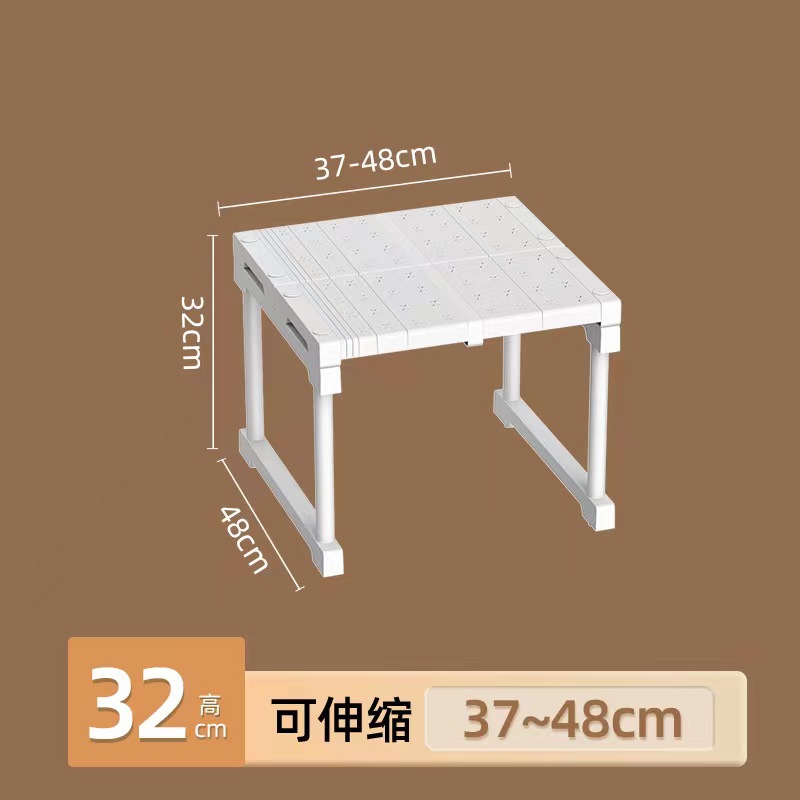 Armario en capas partición Punch-libre retráctil organizador rack gabinete de cocina fregadero cubierta completa rack de almacenamiento