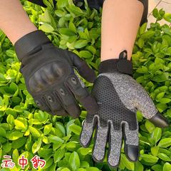 布殼戰術手套5級防刀割防刺觸屏男女特種兵鐵騎巡邏執勤作戰消防