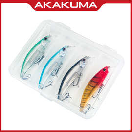 4件组合装路亚饵米诺6.7cm/6.3g远投沉水仿生假饵跨境款盒装鱼饵