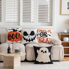 2025年新作ハロウィン枕 モダンシンプルins風寝室クッション枕セット 家庭用高級卸売