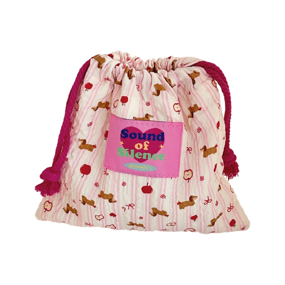 Nuevo lindo paquete de dibujos animados cuerda de dibujo bolsas de espuma portátiles de moda para salir bolsas de maquillaje pequeñas bolsas