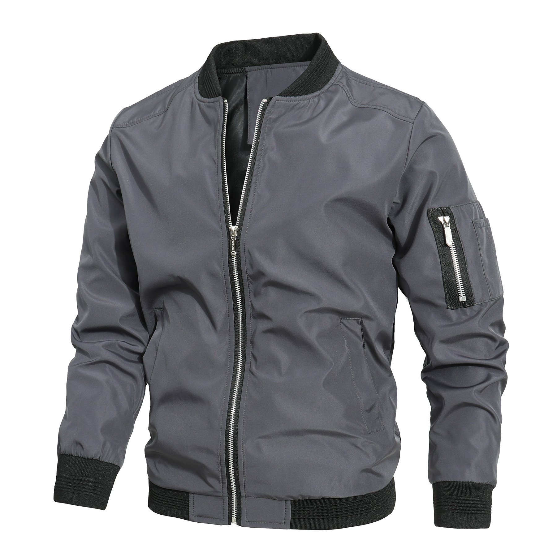 Slim Fit Men's Jacket For Spring And Autumn European Style_voghion.com