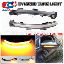 �����ڴ��ڸ߶���Golf MK7 7���Ӿ�LED��̬�ƹ���ˮ��ת���źŵ�