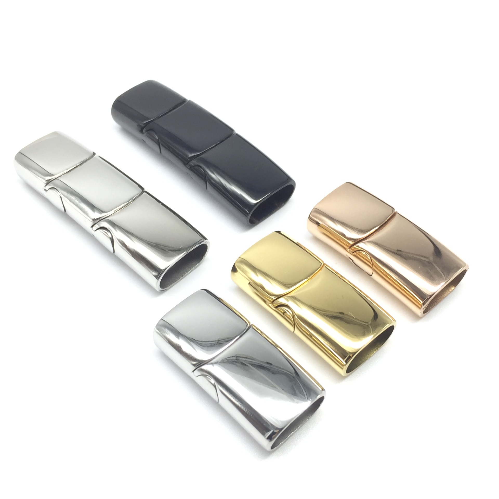 25g Weight Jewelry Buckle Jewelry Making Type Metal button Classification 1 Set Quantity 316 Stainless Steel Material Solid Color Pattern All Seasons Season Polishing Design Simple Style Style 1 Set 316 Stainless Steel  Solid Color Jewelry Buckle Metal Button 无