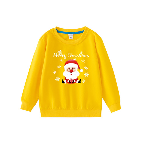 Children's Christmas Hoodie Foreign Trade Girls' Hoodie Spring and Autumn Hooded Sweatshirt for Kids Wholesale New Product Southeast Asia Autumn Top