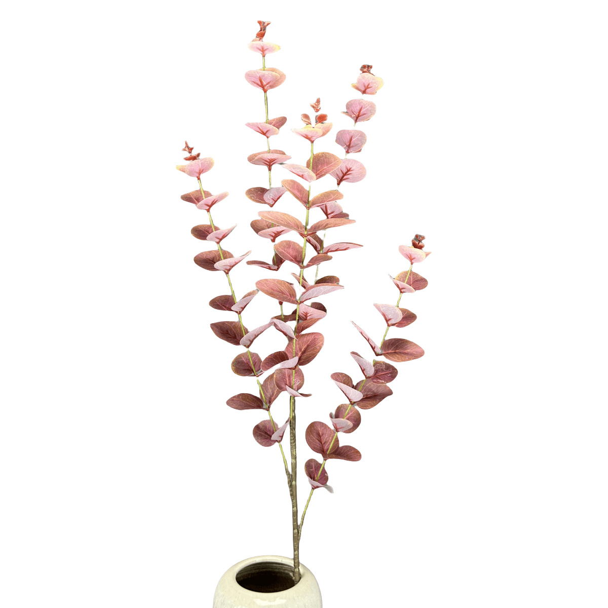 Simulación de plantas verdes impresión 3D color eucalyptus hogar props de disparo de boda dinero transfronterizo hoja de flores falsas al por mayor