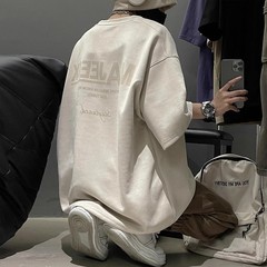 メンズtシャツ半袖夏重ポンド320グラムアメリカレトロカップルファッションブランドオリジナルスエードレトロ上着