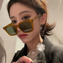 GM墨镜女2023新款潮小红书网红kimhekim框太阳镜防紫外线眼镜工厂