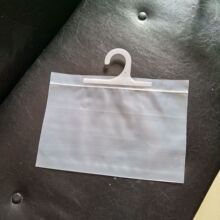 pe大挂钩袋现货亚马逊批发出口上开口自封袋内衣裤包装袋带衣架挂