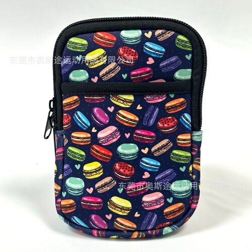 Diving material coin purse 40oz car sippy cup protective cover double pocket handle ice cup cup cover storage bag