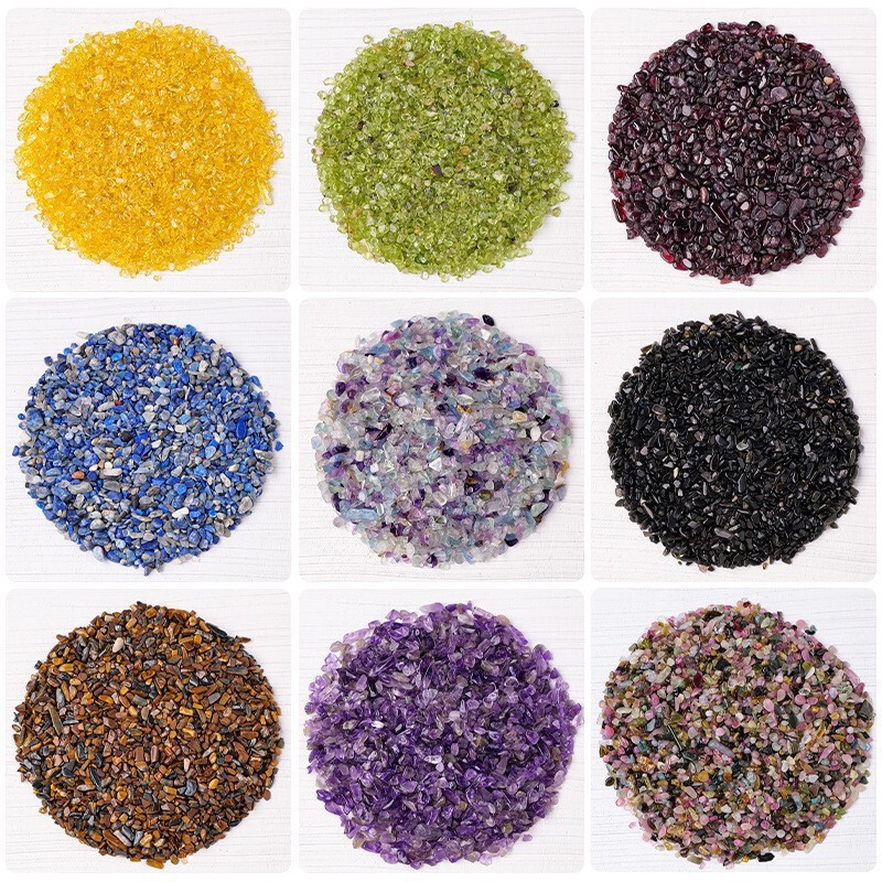 East China Sea Crystal Gravel, Natural White Crystal, Amethyst, Pink Quartz, Citrine, Fluorite, Agate, Demagnetizing Stone, Diffuser Stone