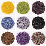 东海水晶碎石天然白水晶紫水晶粉晶黄水晶彩萤石玛瑙消磁石扩香石