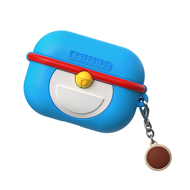 ドラえもんはAirpodsPro/pro2/Pro3/Airpods 3/4シリコンイヤホンケースに適しています。|undefined