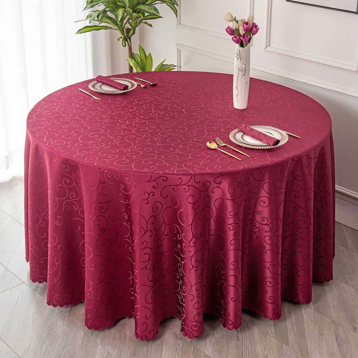 Hotel tablecloth round square tablecloth...